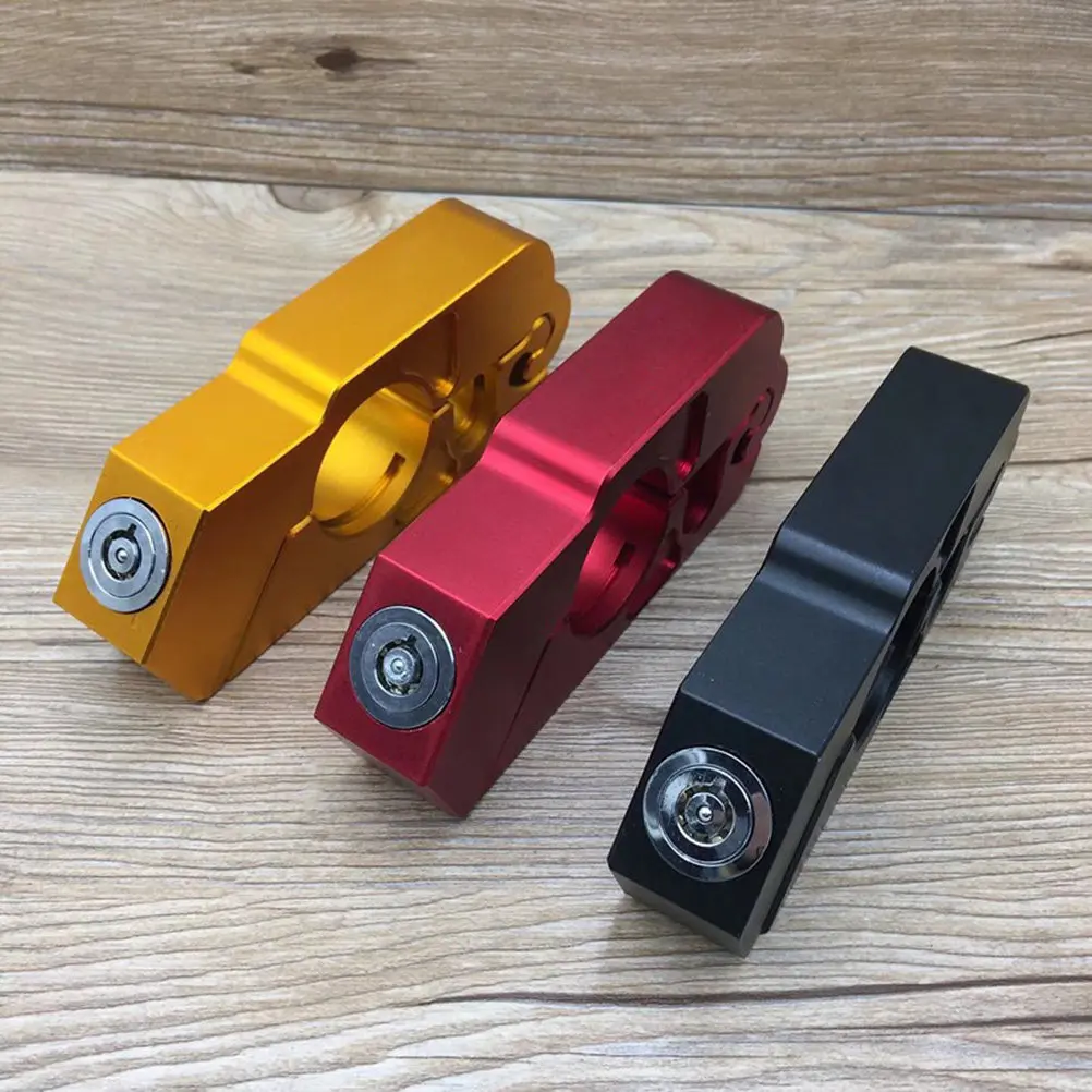 

Aluminum Alloy Handlebar Motorcycle Lock Cnc Compact Solid Anti-Theft Brake Lever Lock for Motorbikes Scooters