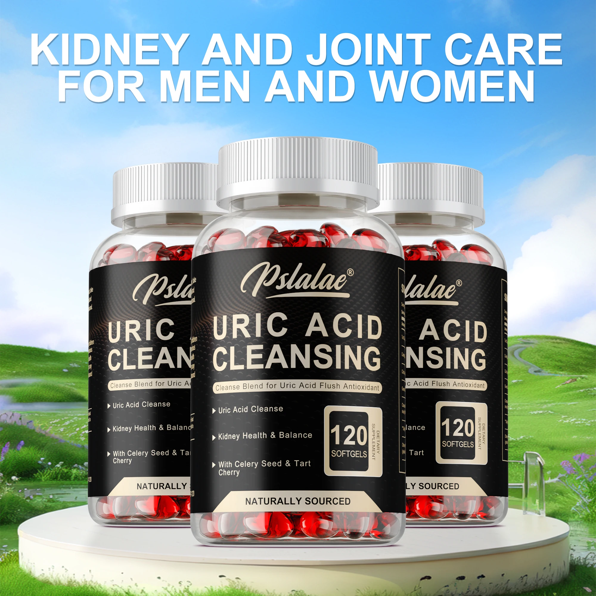 

Uric Acid Cleanse Capsules - May Support Uric Acid Cleansing, Kidney Health, Promote Blood Circulation, Improves Immunity