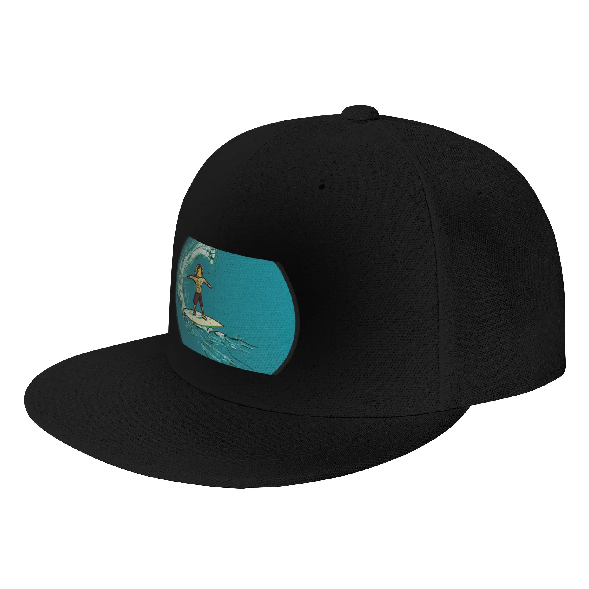 Fashion Catching waves Flat Brim Sun Hat  Office Workers Cap