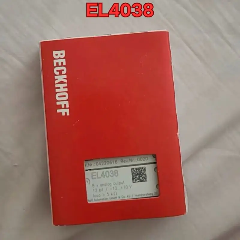 

New Beckhoff module EL4038