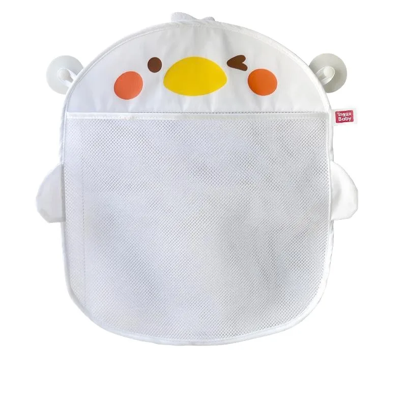Dinosaur Kids Bath Toy Storage Bag Mesh Hanging Organizer Suction Cup Bathroom Bathtub Doll Water Toys Basket view 3