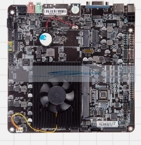 N95 ITX main board quad-core 17X17 industrial control NAS industry motherboard, dual network interface card 12 discs