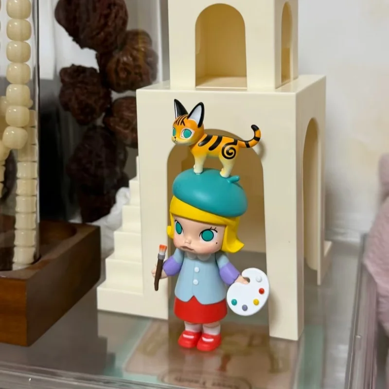 

POP MART Molly Auction Series: Модные игрушки-сюрпризы в закрытых коробках, коллекционные фигурки, подарочные наборы-сюрпризы