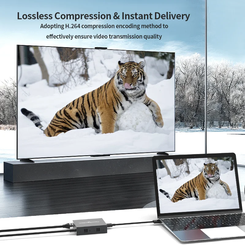 HDTV IP Extender 150M OVER Cat5/5e/6/7 Cable Uncompressed Transmit ，1080P 60HZ HD Video One-to-many For Meeting