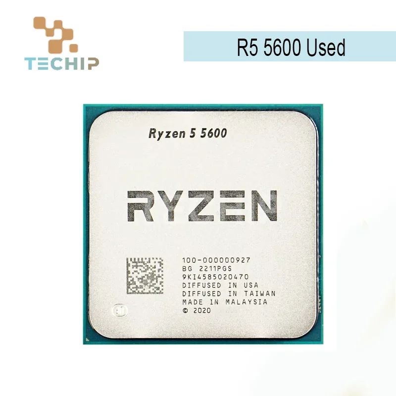 

Ryzen 5 5600 Processor 3.5GHz 6 Core 12 Thread R5 5600 CPU AM4 Processor 7NM L3=32M Socket AM4