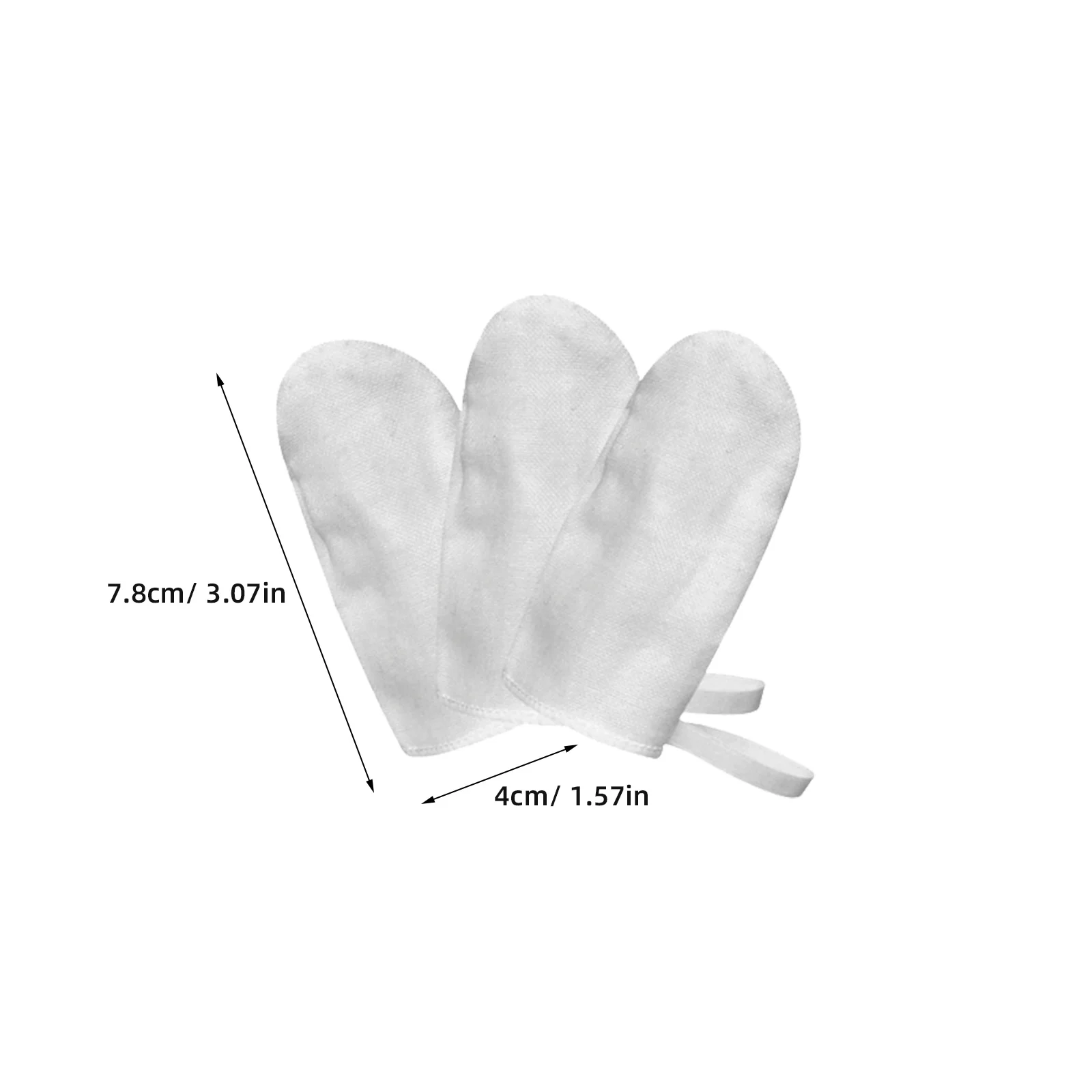 6pcs Oral Gauze Finger Toothbrush Sterilized Non-Toxic Baby Teeth Cleaning Tool For Infant Gum Grade Teeth Cleaner