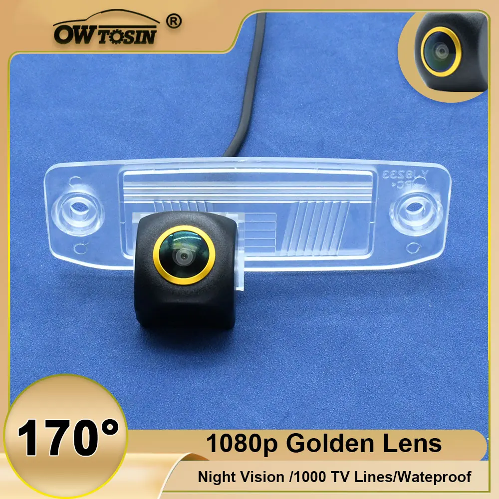 HD Golden Lens Vehicle 170° AHD 1080P Rear View Camera For KIA Ceed 2006~2012 Sportage R 2010 2011 ~2015 Reversing Car Camera