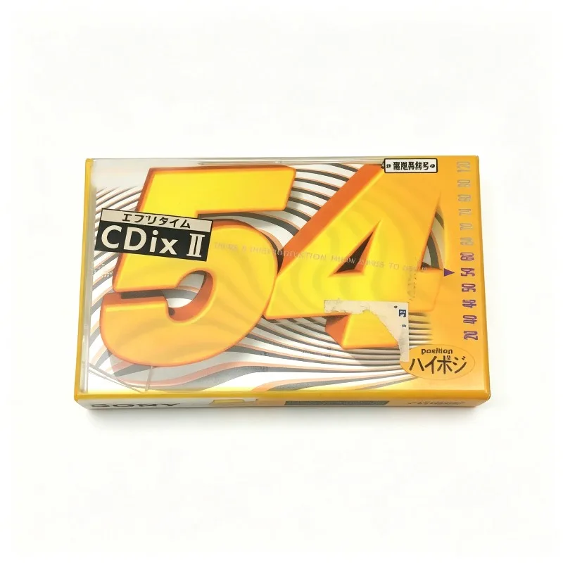 100% Original New For Sony CDIXII 54min JP Type II Blank Cassette Sealed For Recording & Duplication