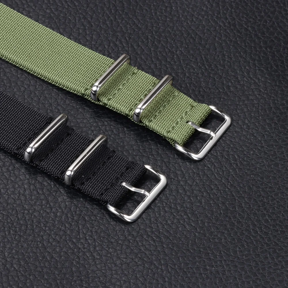 Neues geripptes Nylon-Uhrenarmband, 18 mm, 20 mm, 22 mm, Nylon-Uhrenarmband, Uhrenarmband-Zubehör für Militär-Uhrenarmband, Armband für Männer und Frauen – Detail 11