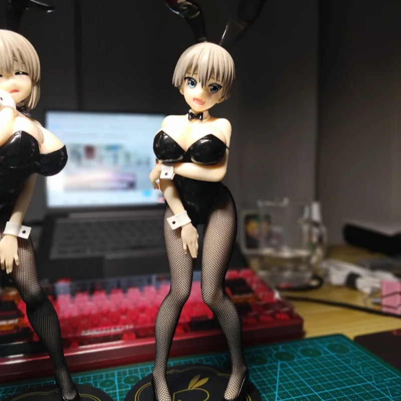

Новый оригинальный Furyu Uzaki-Chan хочет повесить! Фигурка кролика Bicute Bunnies Hana Uzaki-аниме Ame Chan Toys Модель в подарок
