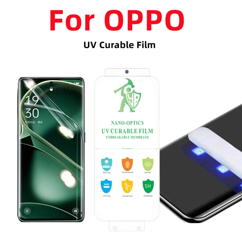 3pcs HD UV Screen Protector For OPPO Find X3/X5/X6/X7ultra/X8 Pro Protective Film For OPPO Reno13 Pro Reno12/11/10/9 Pro+ A5pro