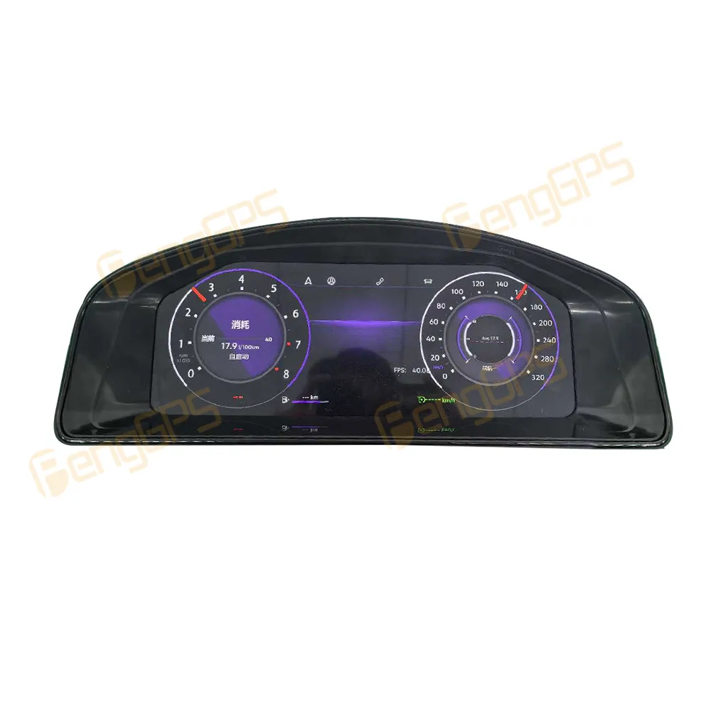 

12,3-дюймовый цифровой кластерный экран одометра для Volkswagen Multivan T5, приборная панель, виртуальный измеритель скорости кабины, приборная панель автомобиля