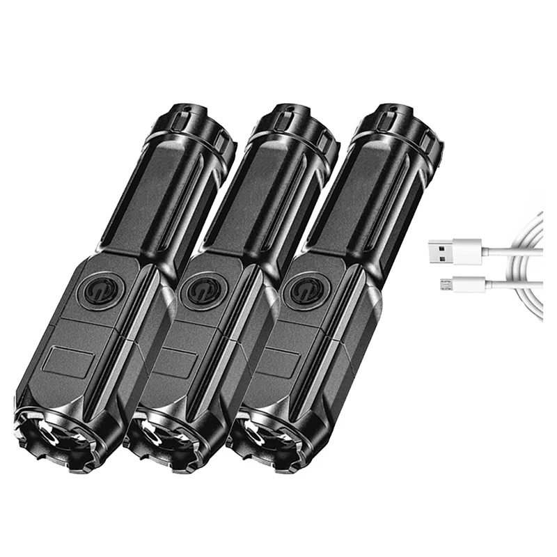 

ABSS-Peachloft фонарик, мощный светодиодный фонарик, перезаряжаемый масштабируемый фонарик, супер яркий с высоким люменом, для домашнего кемпинга