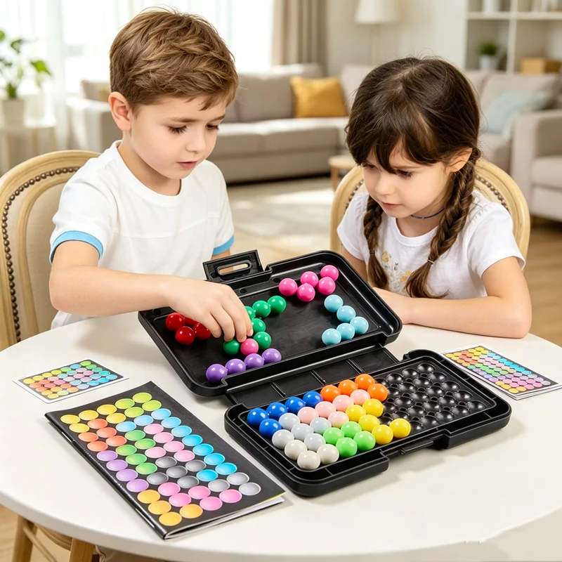 Magic Bead Challenge Puzzle Building Blocks Children's Small Toys for Boys and Girls Puzzle and Stress Relief Toys