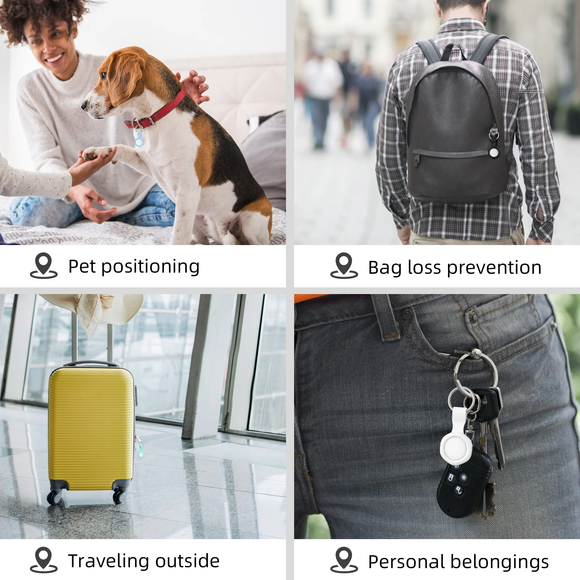 Mini Tracker For Smart Bluetooth ITag Locator child/pet finder Key/bike/Wallet Anti loss Tracker For Apple Find My APP AirTag