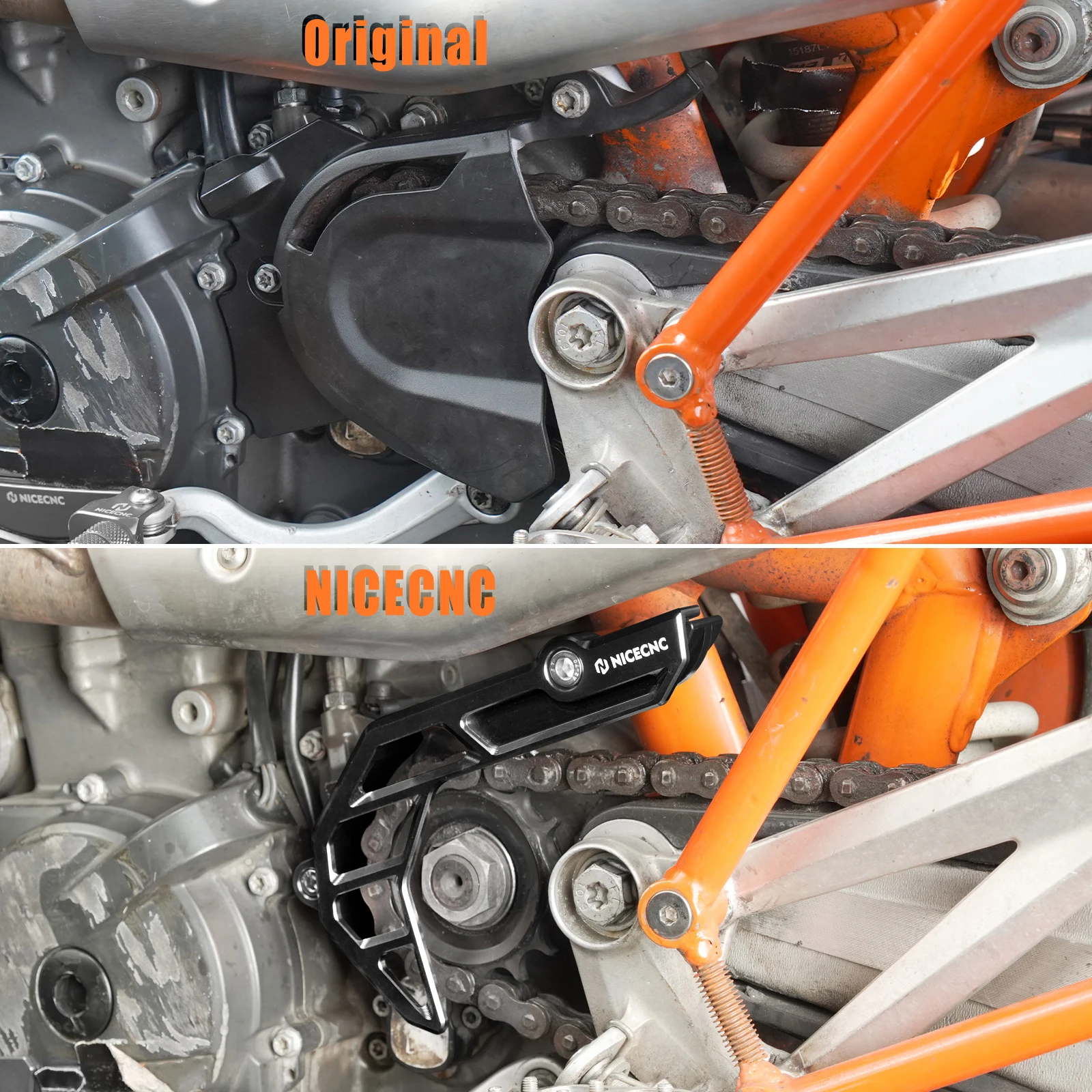 For 2016-2025 Husqvarna 701 Supermoto 701 Enduro Sprocket Chain Guard Cover Motorcycle Engine Case Saver for GasGas 700 SM ES