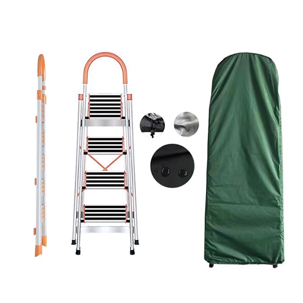 Waterproof Folding Ladder Dust Cover With Adjustable Drawstring Outdoor Step Ladder Waterproof Sun Protective Covers