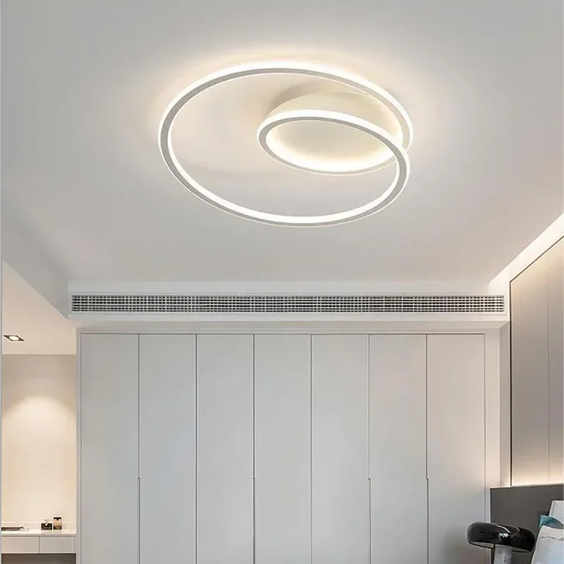 Imagem -04 - Moderno Led Lâmpada do Teto Simples Corredor Lustre para Sala de Estar Sala de Jantar Estudo Quarto Decoração de Casa Luminária Interior