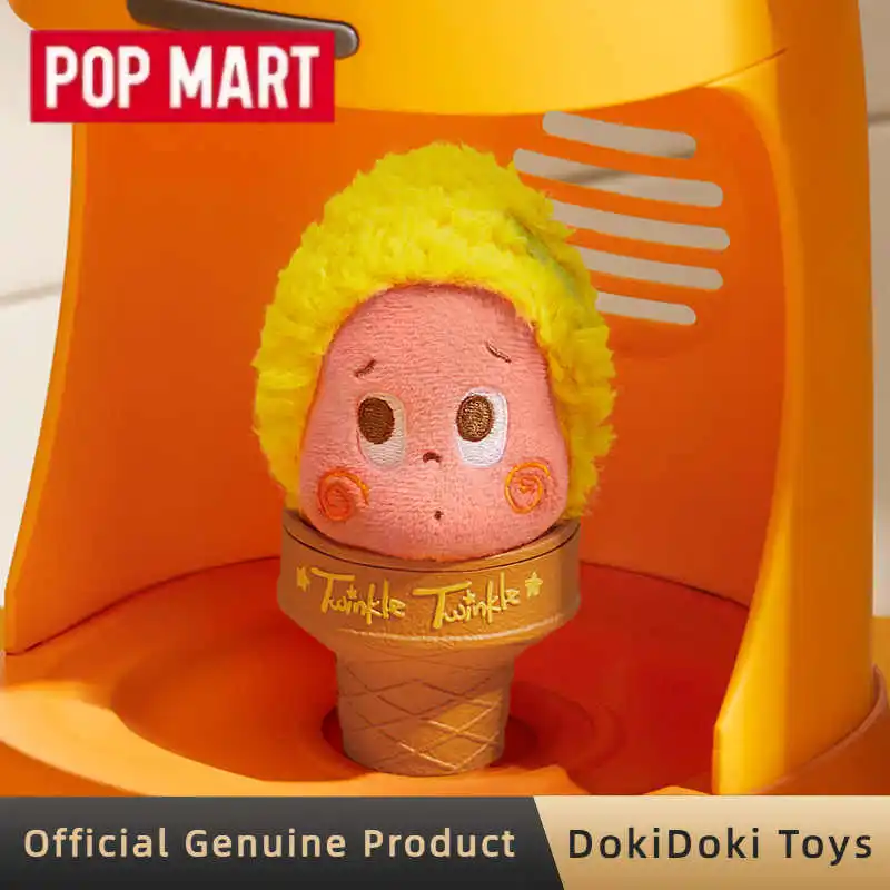 

POPMART Серия Twinkle Twinkle Moon Gelato: Плюшевый брелок-подвеска в виде мороженого, коллекционная игрушка-сюрприз, очаровательные куклы-шары Gelato Double Balls, подарок