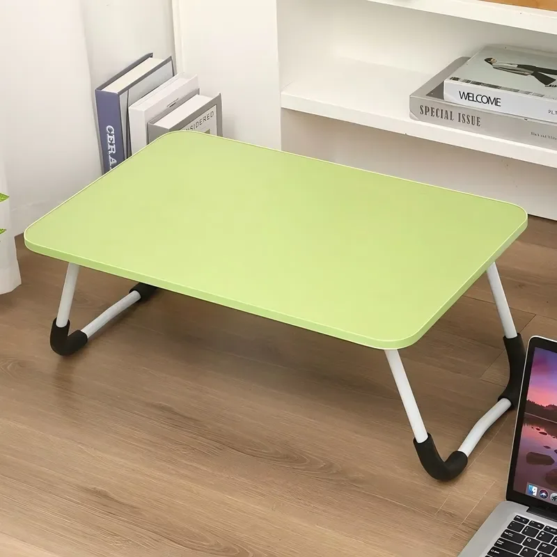 Adjustable Modern Wooden Folding Laptop Desk with Lifting Bedside Table Function Customizable Color for Dormitory Study