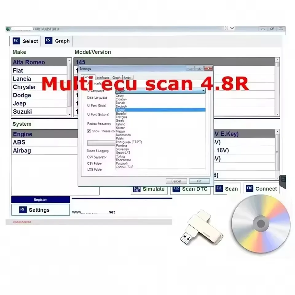 

ADM multiecuscan fiat original software 2023 Multiecuscan V5.0 For Fiat/Chrysler/Dodge/Jeep/Suzuki Scanner Software V4.8 Work