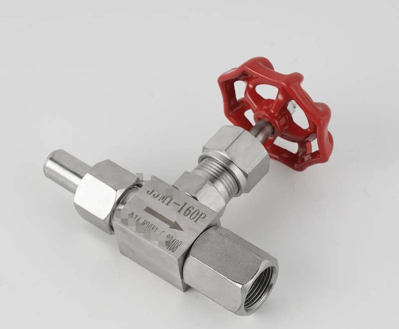 304/316 Stainless Steel Welding Needle Type Globe Valve JM1-160P Pressure Gauge Needle Type Valve M20 * 1.5 Welding Type
