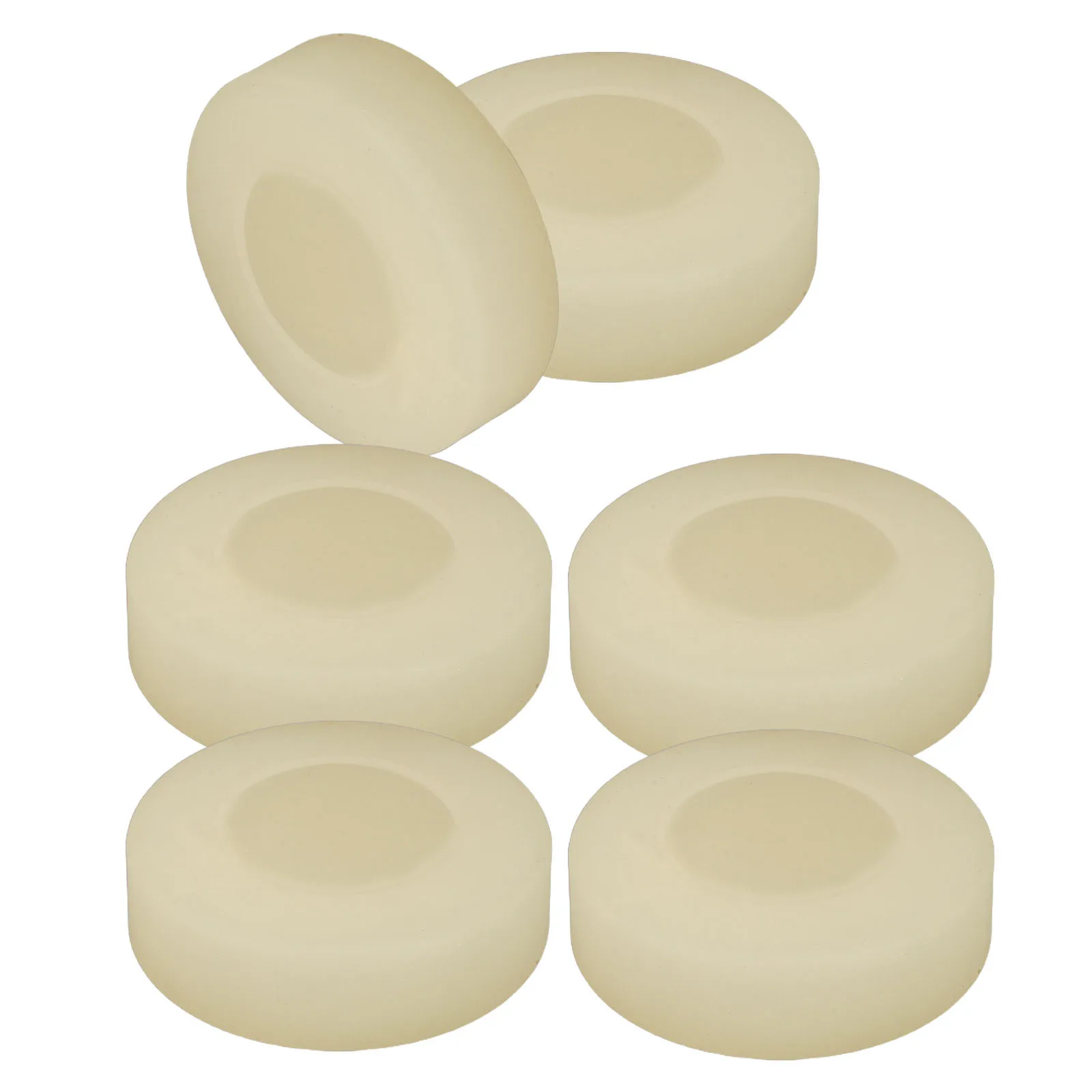 

6pcs Pvc Training Ice Hockey Pucks Matte Finish Lightweight Practice Puck For Sports Hockey Parts Competition Use