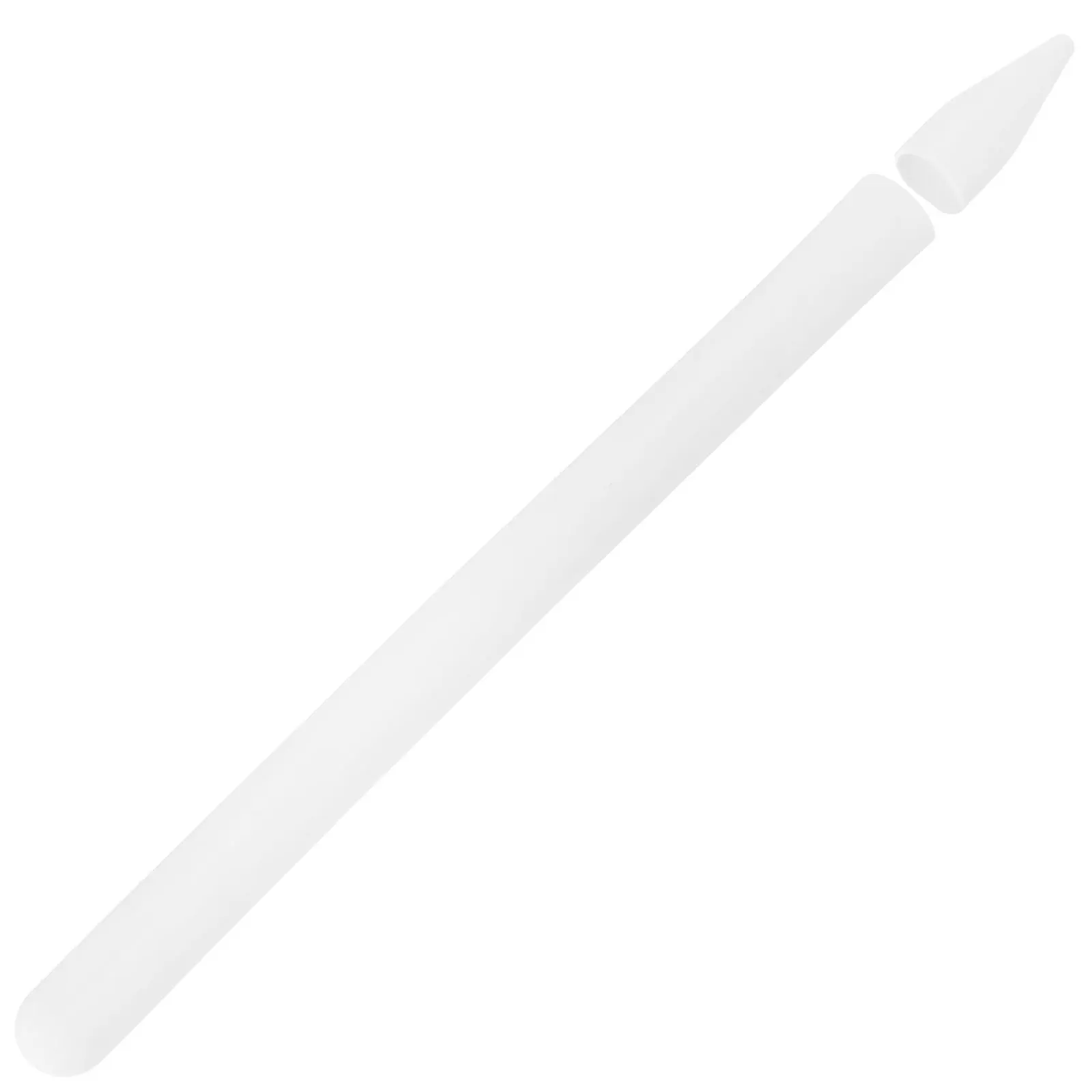 

Pen Case Stylus White Handwriting Pens Protective Cover Pencil Cap Silicone