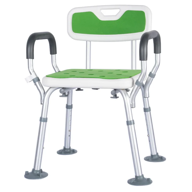 High Quality Height Adjustable Folding Medical Toilet Chair Aluminum Alloy Frame 125KG Capacity Rehabilitation Therapy Supplies