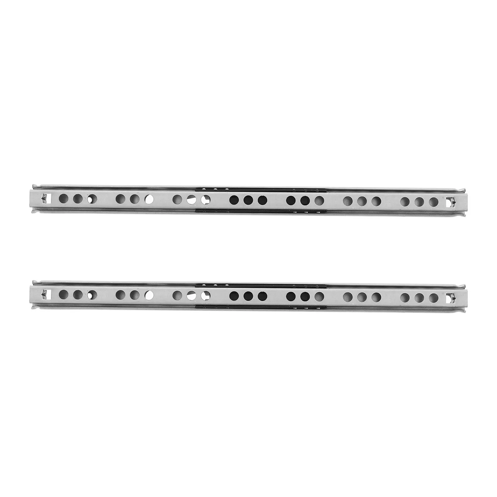 

2Pcs Double Direction Ball Bearing Drawer Slides Narrow Smooth Quiet Cabinet Undermount Kitchen Trash Can Slider Rails