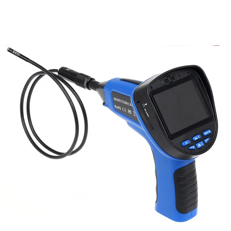 3.5 Inch LCD Diagnostic Car Video Endoscope With 2 Cameras Industrial Endoscope