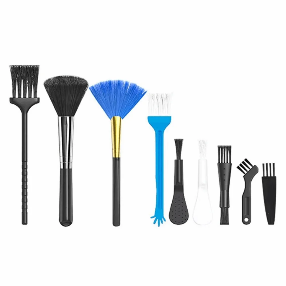 5/6/9/10Pcs Portable Keyboard Cleaning Brush Kit Dust Removal Professional Mini Cleaning Brush Kit Practical Handheld