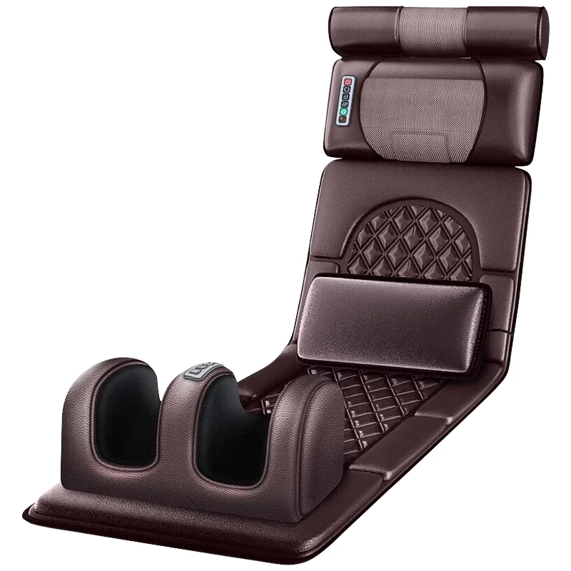 

Электрическая массажная подушка-матрас 122 Hot Shiatsu из кожи с вибрацией и таймером для тела, талии, стоп и шеи - Модель C002A-5