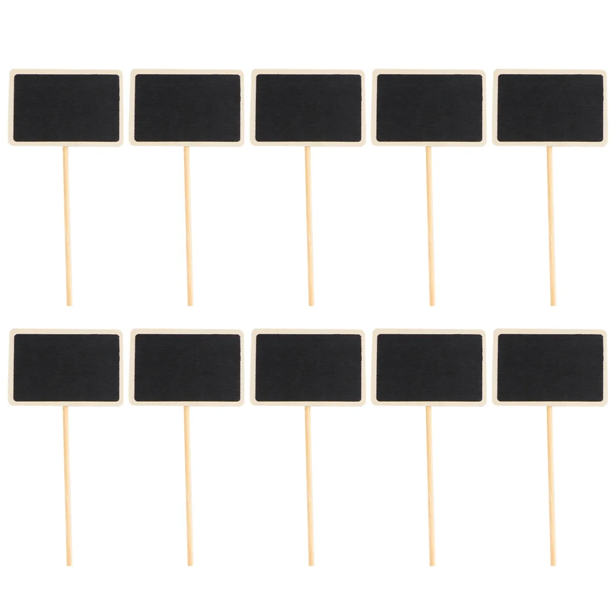 

20 Pcs Label Small Blackboard Insert Plant Garden Flower Labels Wood Pile Chalk Mini Chalkboard Toppers