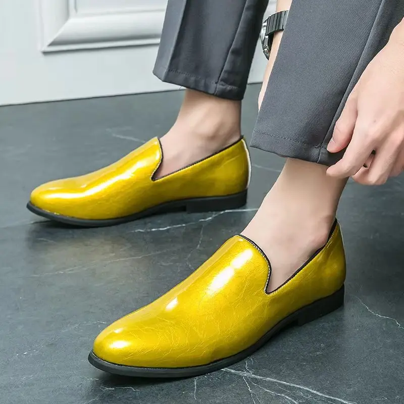 

Мужская обувь Кожаные мужские мужские оксфорды Классические туфли для мужчин Роскошные дизайнерские лоферы на платформе Мужские кожаные мужские туфли