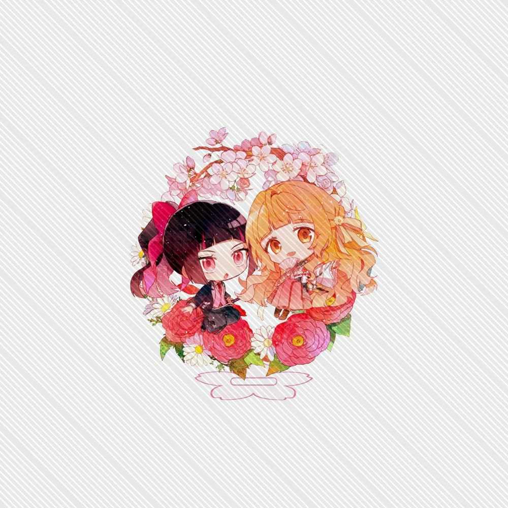 10CM Agents of the Four Seasons: Dance of Spring Keychain Cosplay Charm Tekens Ornament Accesorios Goederen Collectie Geschenken