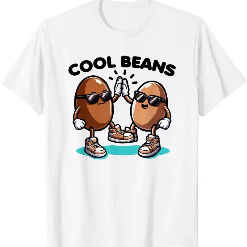 Cool Beans Vintage 80S Funny Saying Food Pun Cartoon T Shirt