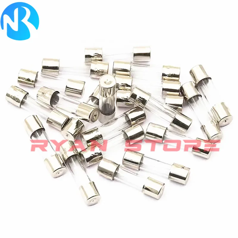 100Pcs/Box 5*20 5x20MM Glass Tube Fuse Assorted Kit 0.2A 0.25A 0.3A 0.5A 1A 2A 3A 4A 5A 6A 8A 10A 15A Set