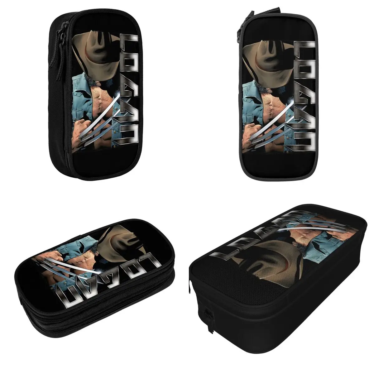 X-Men Wolverine Old Man Logan Profile Pencil Case Pen Bag Girl Boy Big Capacity School Supplies Gifts Pencilcases