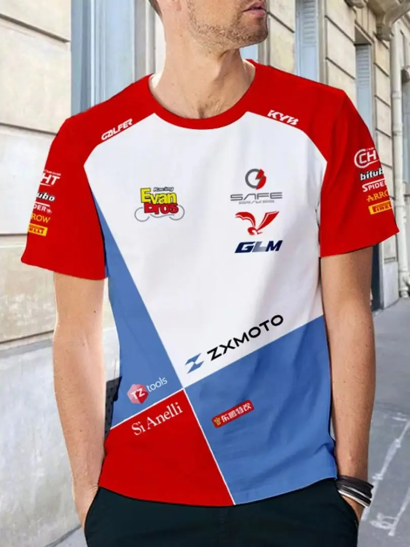 AliExpress NONE ZXMOTO training cycling suit motorcycle graphic T-shirt competition jersey Summer Sports Men's T-Shirt Kid's Clothing Tee Woman