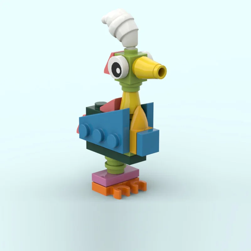 Creators Animal Series Model MOC Building Bricks Colorful Rooster Modular Technology Gifts Holiday Assemble Children Toys Suit