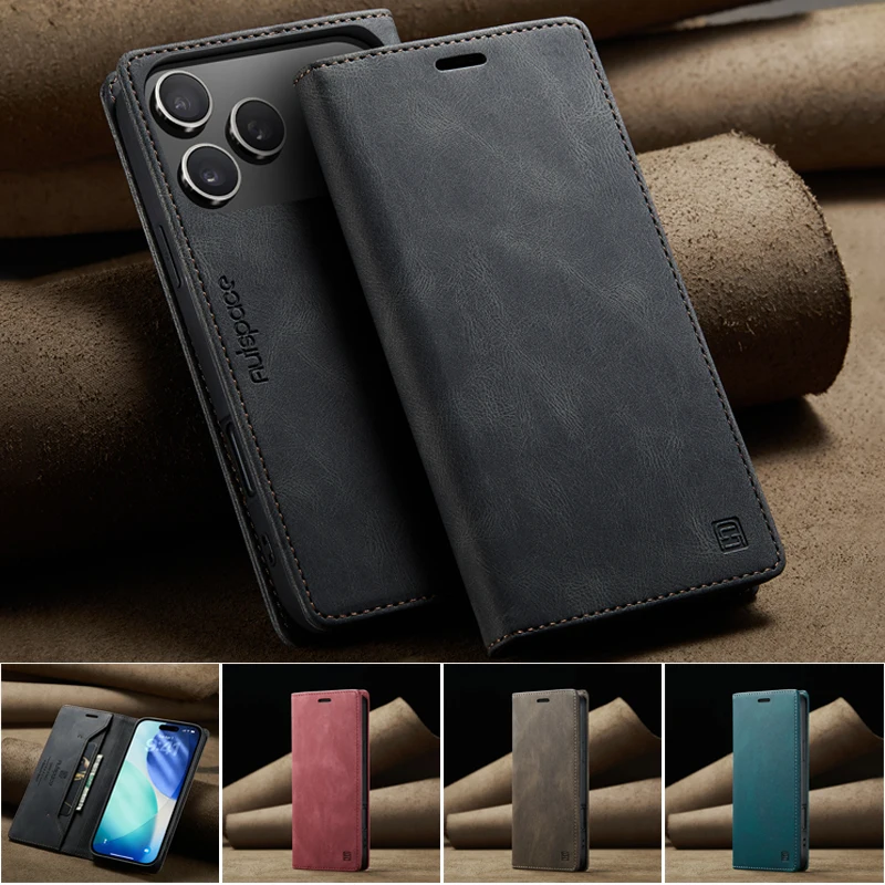 Magnetic Leather Wa…