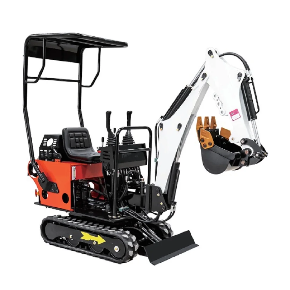 تسليم سريع حفارة صغيرة 0.8 طن حفارة هيدروليكية جديدة مع أكياس حفارة زاحفة مع المرفقات