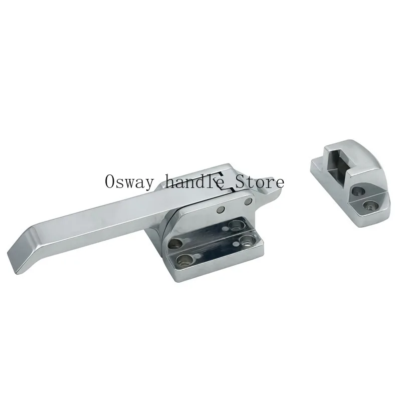 Spring handle zinc alloy oven adjustable freezer industrial door lock freezer door buckle oven handle