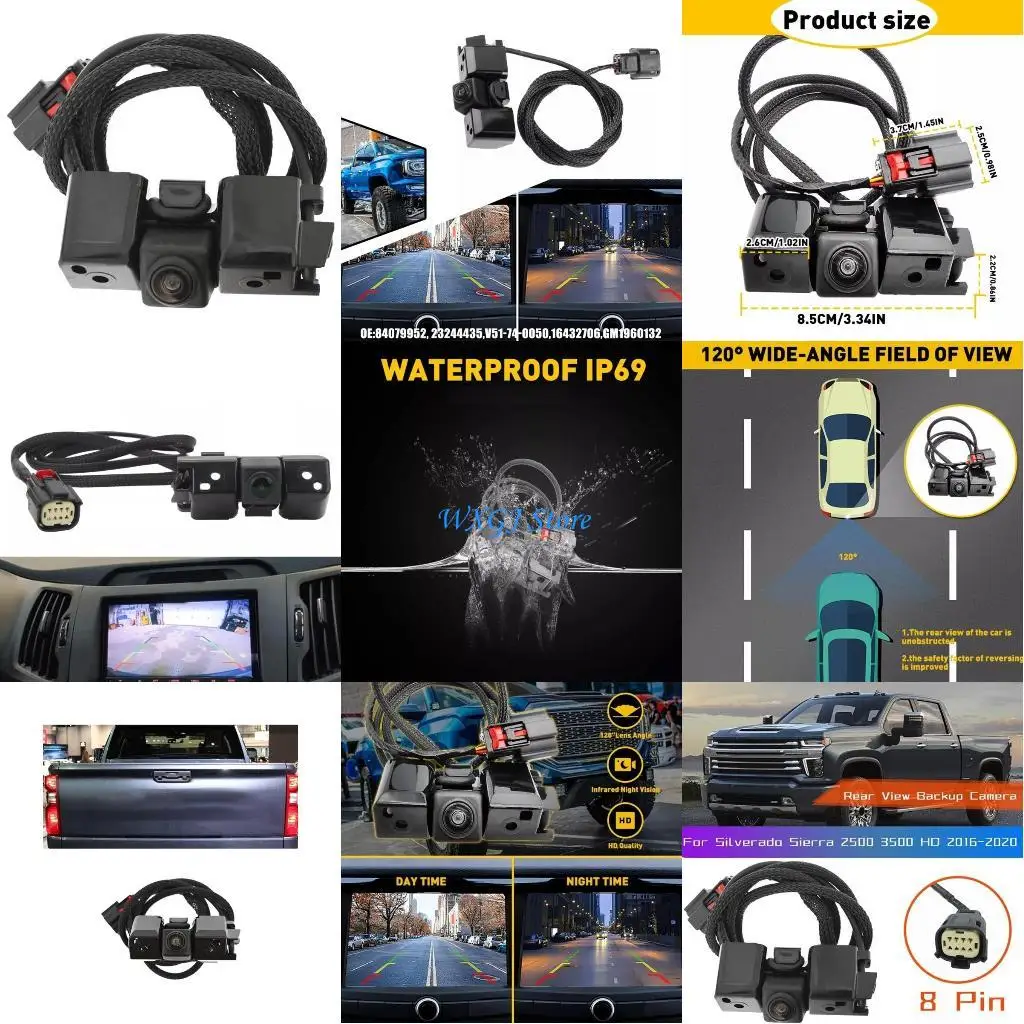 37JE مقاوم للماء للرؤية الخلفية مساعد ركن السيارة كاميرا احتياطية لـ 23244435 V51-74-0050