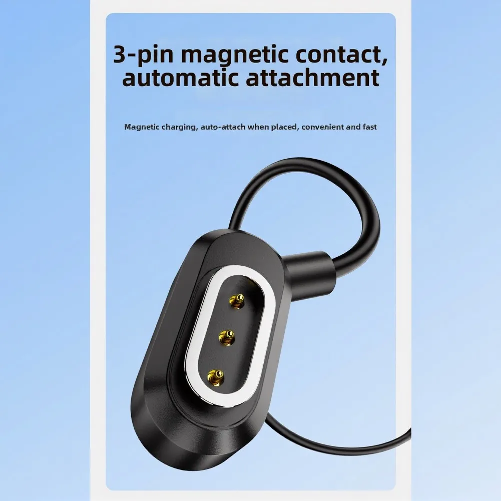 For Rokid For AI Glasses Magnetic Charger Adapter Reliable USB C Fast Charging Wire For Smart Glasses Accessories