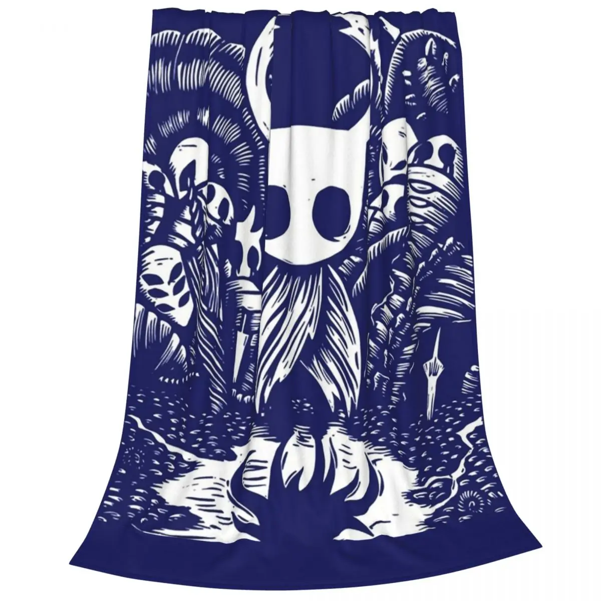 Ghost Knight Graphic Hollow Knight Game Blankets Fleece Sofa Throw Blankets For Couch Bedding Outdoor Throws Bedspread Quilt