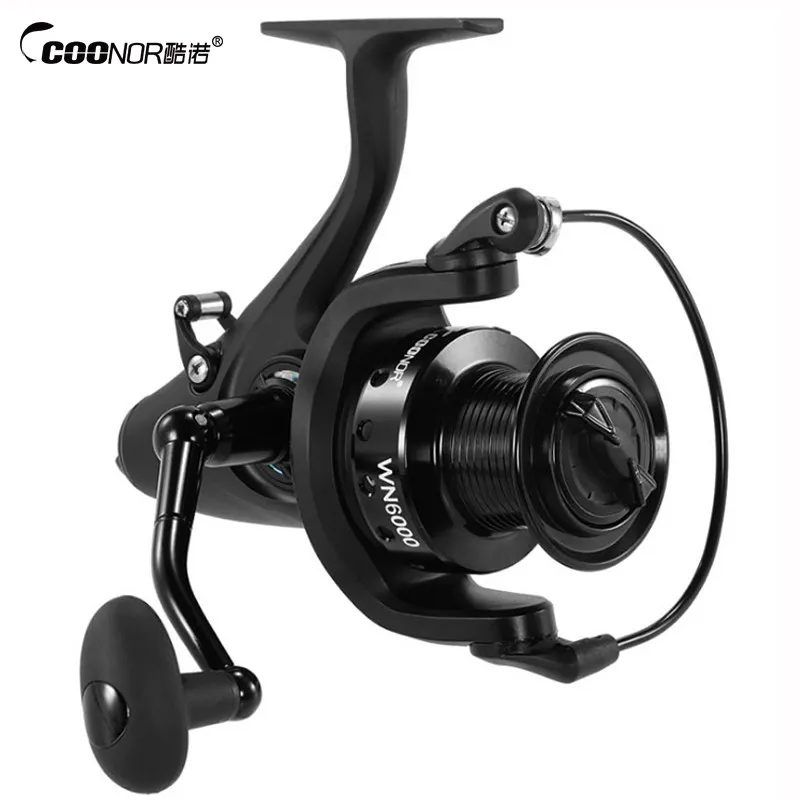 Double‑unloading Spinning Fishing Reel, All‑Metal Spool, Front & Rear Drag Release, 12‑BB Long‑Throw Carp Fishing Reel