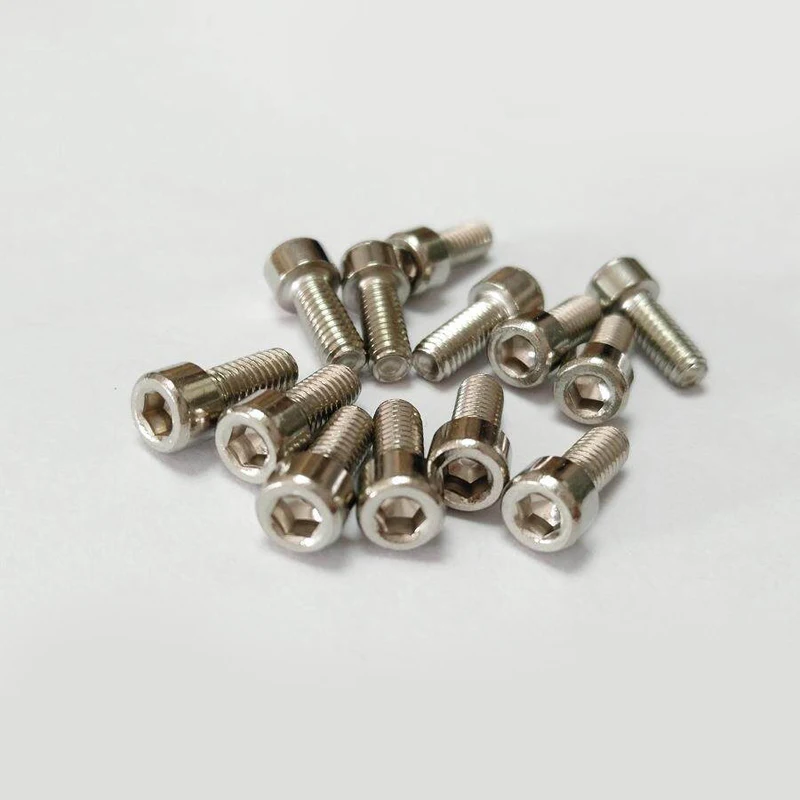 20~100Pcs M3 M4 201 Stainless Steel Hexagon Hex Socket Smooth Cap Head Allen Screw Bolt length 6mm 8mm 10mm 12mm16mm 20mm~50mm