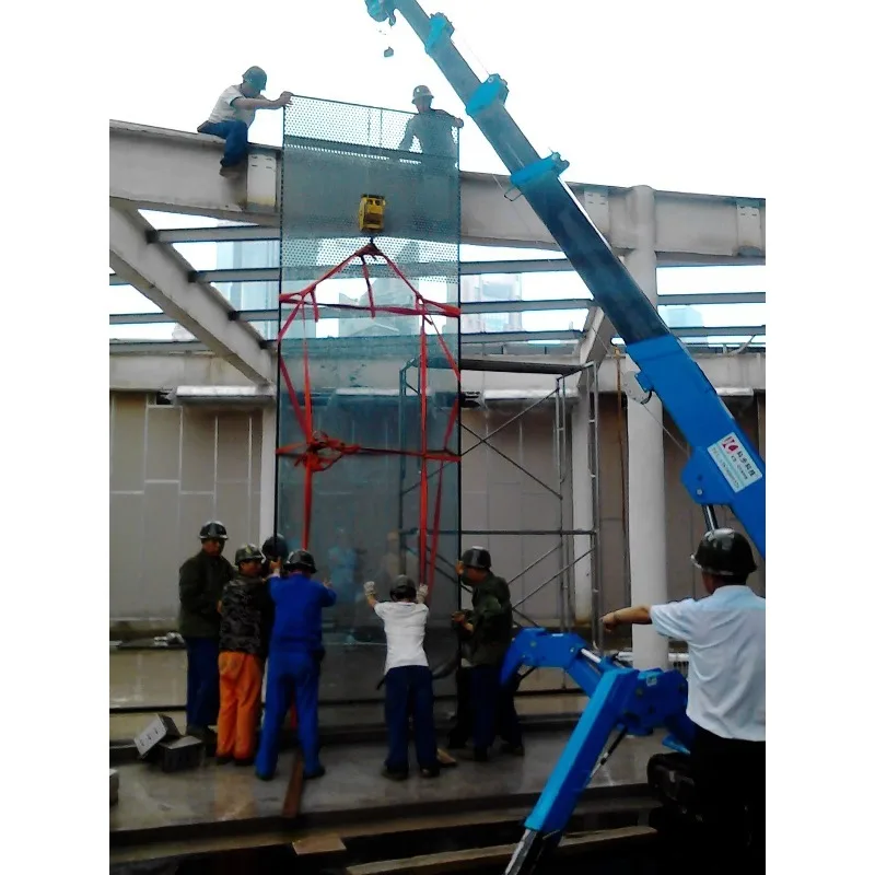 Diesel Power Telescopic Boom Hydraulic Lifting Crane Mobile Spider Crane Grue Spider Crane 3ton